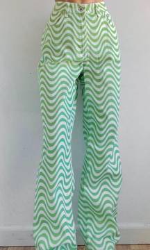 Lime Wave jeans