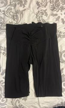 black flare leggings