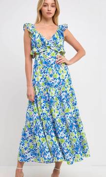 floral maxi dress