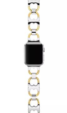 Double-T Link Apple Watch® Band, Two-Tone 38mm/40mm/41mm TBS0014