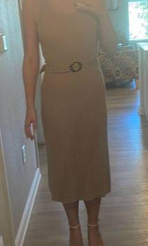 Taupe Midi Dress