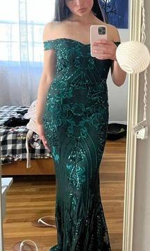 Emerald Green Prom / Formal Dress