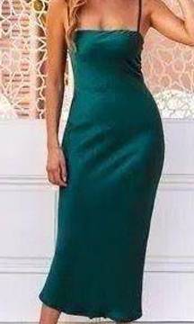 Teal Midi Dress