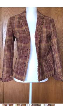 Plaid Blazer