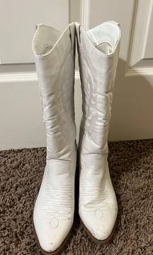 White Cowboy Boots