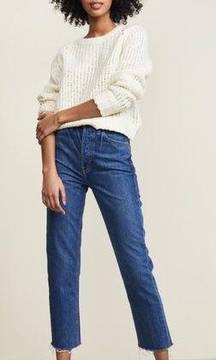 💕TRAVE💕 Harper Crop Slim Straight Jeans Longview