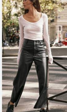 ZARA Faux Leather Pants