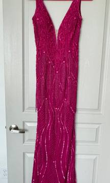 Fuchsia Gown 22712