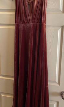 Revelry Velvet Bridesmaid Dress 