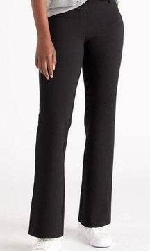 Ultra-Stretch Ponte Bootcut Pant Black Size Small Petite NEW