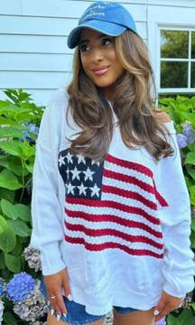 Tandy Wear American Flag Sweater