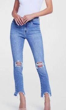 L'Agence Highline High Rise Distressed Skinny Jeans Size 25 NWT