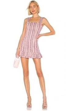 Alexis Brandy Dress in Rose Stripe XS