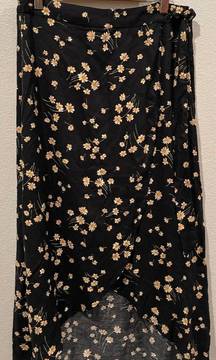 AMERICAN EAGLE Wrap Floral Midi Skirt