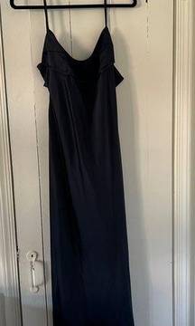 NWT Jason Wu Blue Satin Midi Dress