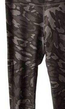 DKNY SPORT CAMO 7/8 ANKLE ZIP WORKOUT LEGGINGS