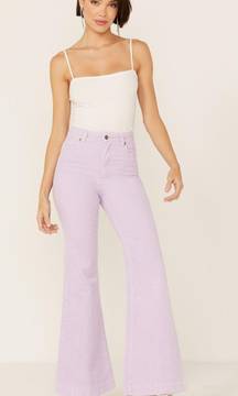 Rolla’s Eastcoast High Rise Corduroy Flare Lavender Jeans 