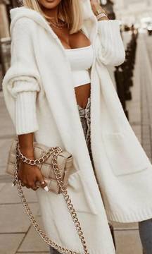 Simply Live White Cardigan 