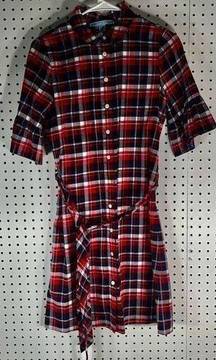 Draper James plaid dress