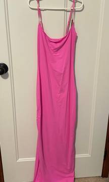 Pink  Slip Dress