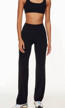 Black High Rise Wide Leggings