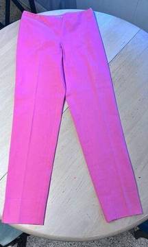 EMILIO PUCCI FUCHSIA WOMENS CASUAL PANTS SIDE SIDE ZIP SIZE 6