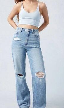 PacSun | 90s Boyfriend jeans ripped knees distressed