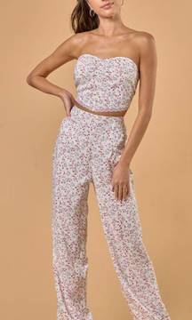 Floral Wide Leg Bottoms