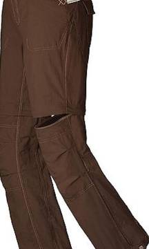 Mountain Hardwear Convertible Corsica Pants Shorts Outdoor hiking brown cargo