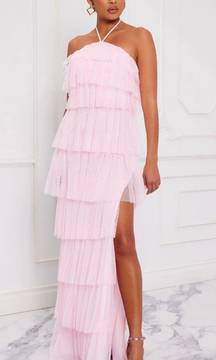 Baby Pink Maxi Dress