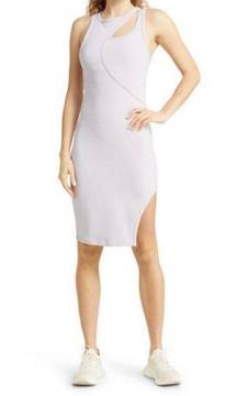 💕ZELLA💕 Interlude Rib Cutout Dress ~ Lavender Sky Large L NWT