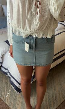 Mini Denim Skirt