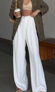 White Fox High Waisted Trousers 