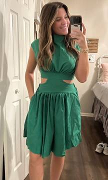 Mini Green Dress