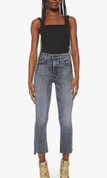 MOTHER Denim The Insider Crop Step Fray Jeans Train Stops 24