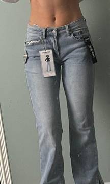 Low-Rise Bootcut Jeans Y2K Styled NWT 