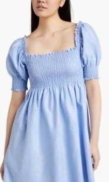 Hill House Athena Nap Dress in Light Blue Glitter