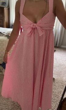 Pink maxi dress