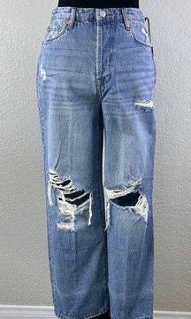 Blank NYC The Baxter High Rise Rib cage Straight Leg Jeans Women’s Size 27 X 26