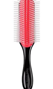 Detangling 7 Row Thick Hair Blow Styling Shaping Curls Travel Bristle Brush