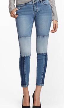 Patchwork Denim Jeans