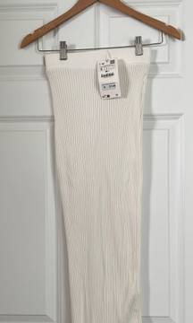 White knitted Skirt NWT