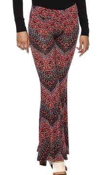 Retro Flare Pattern Pants 