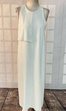 Oak & Fort white sleeveless midi dress size large