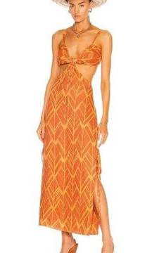 Alexis Daya Maxi Dress in Voyager Palm Medium New long Maxi