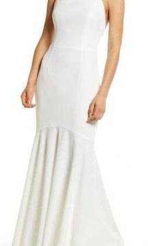 ELLIATT Collins Mermaid Gown in Ivory Size Small