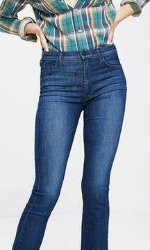 Mother Denim The Insider Crop Jeans in Twilight Blue Size 27