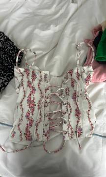 Flower Corset Top