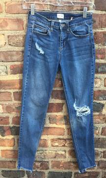 Distressed Skinny Jeans