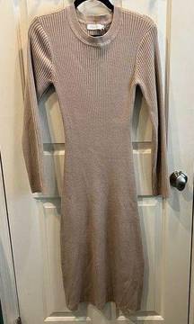 Ribbed Sweater Dress